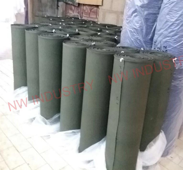 14oz Heavy Loom-State Greige Canvas Rolls (475 GSM)