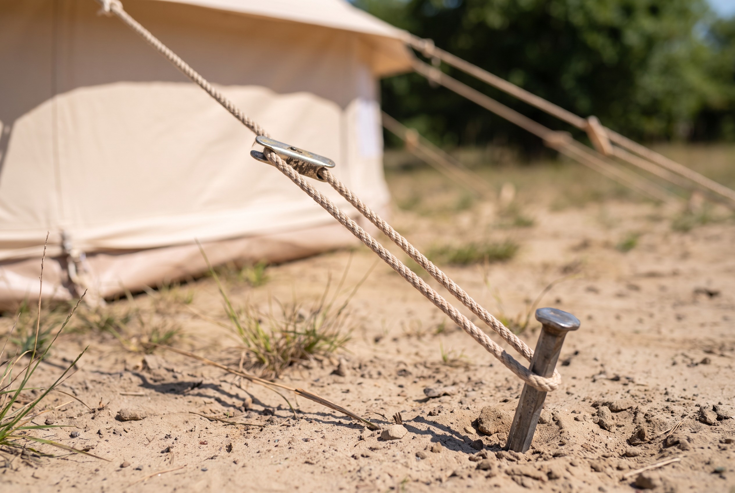 4m Fire Retardant Bell Tent with Stove Hole (3D Studio Edition) preview 7