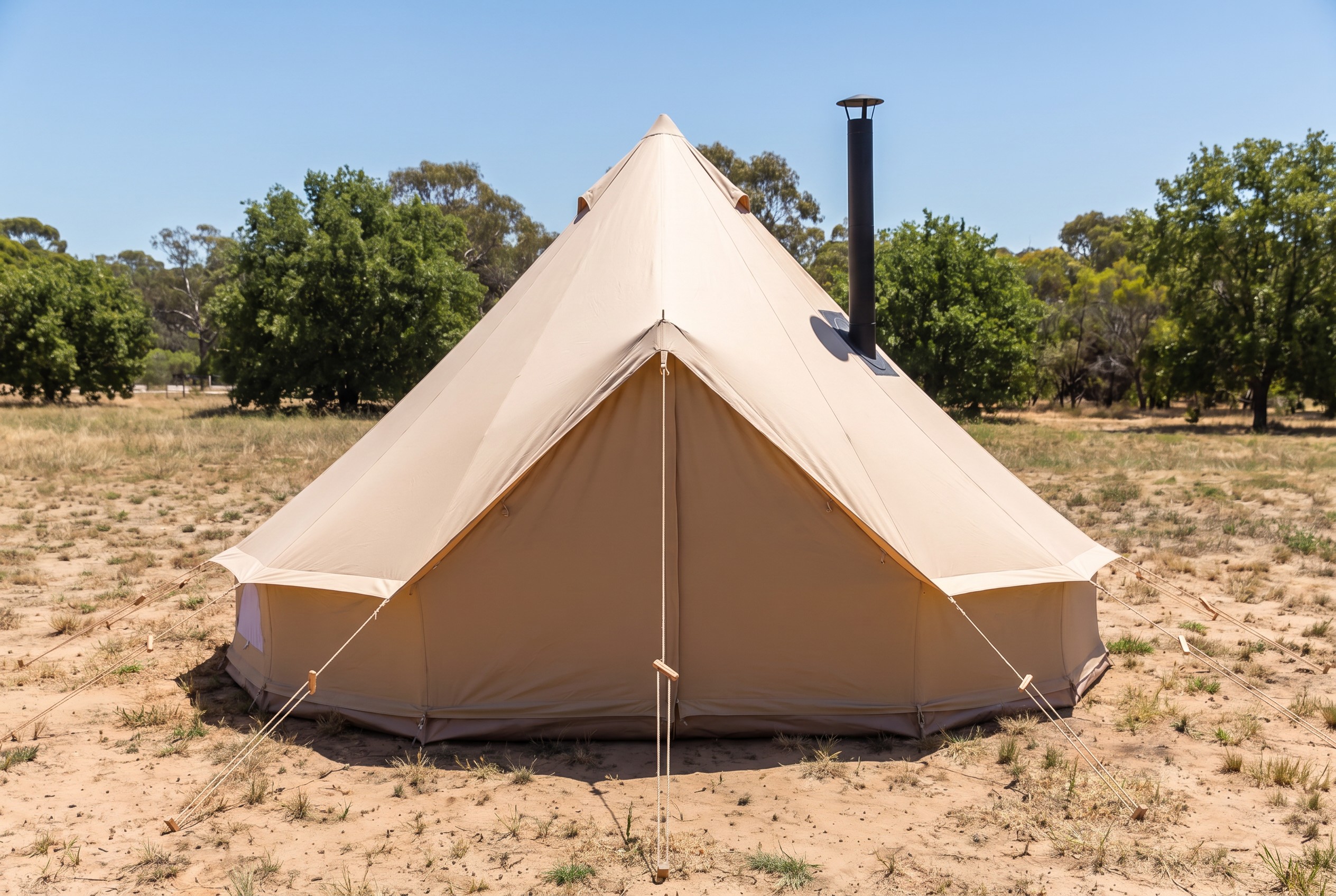 5m canvas Bell Tent for Sale (3D Studio Edition) preview 2