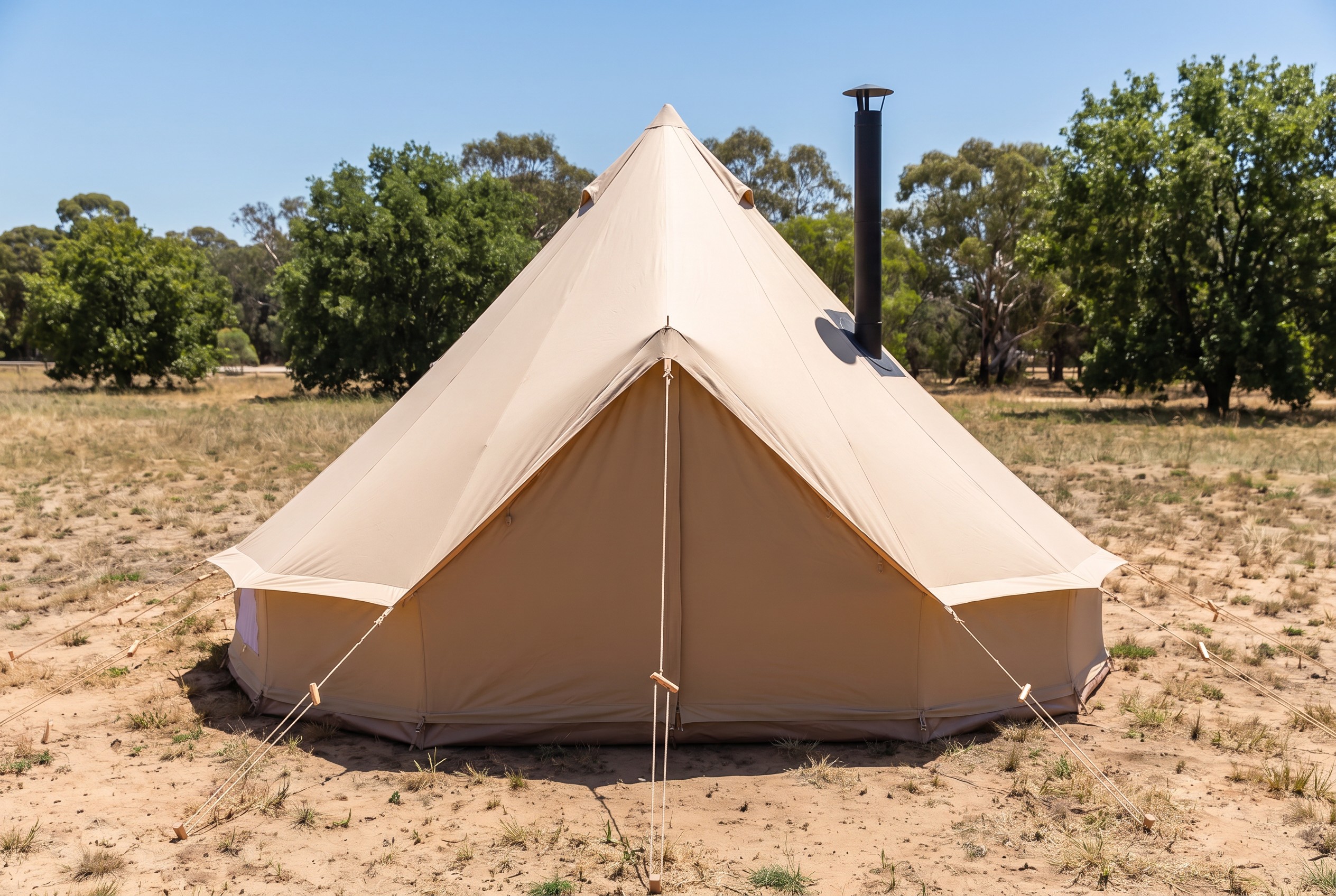 5m canvas Bell Tent for Sale (3D Studio Edition) preview 4