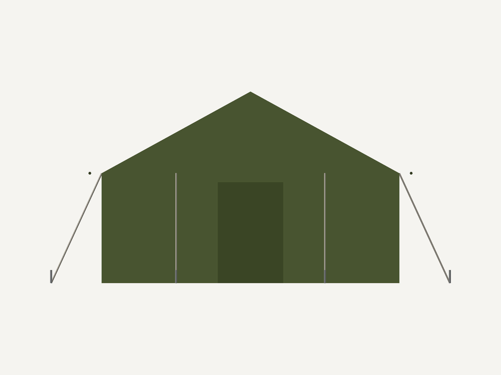 Army Frame Tents for Sale (3D Studio Edition) preview 10
