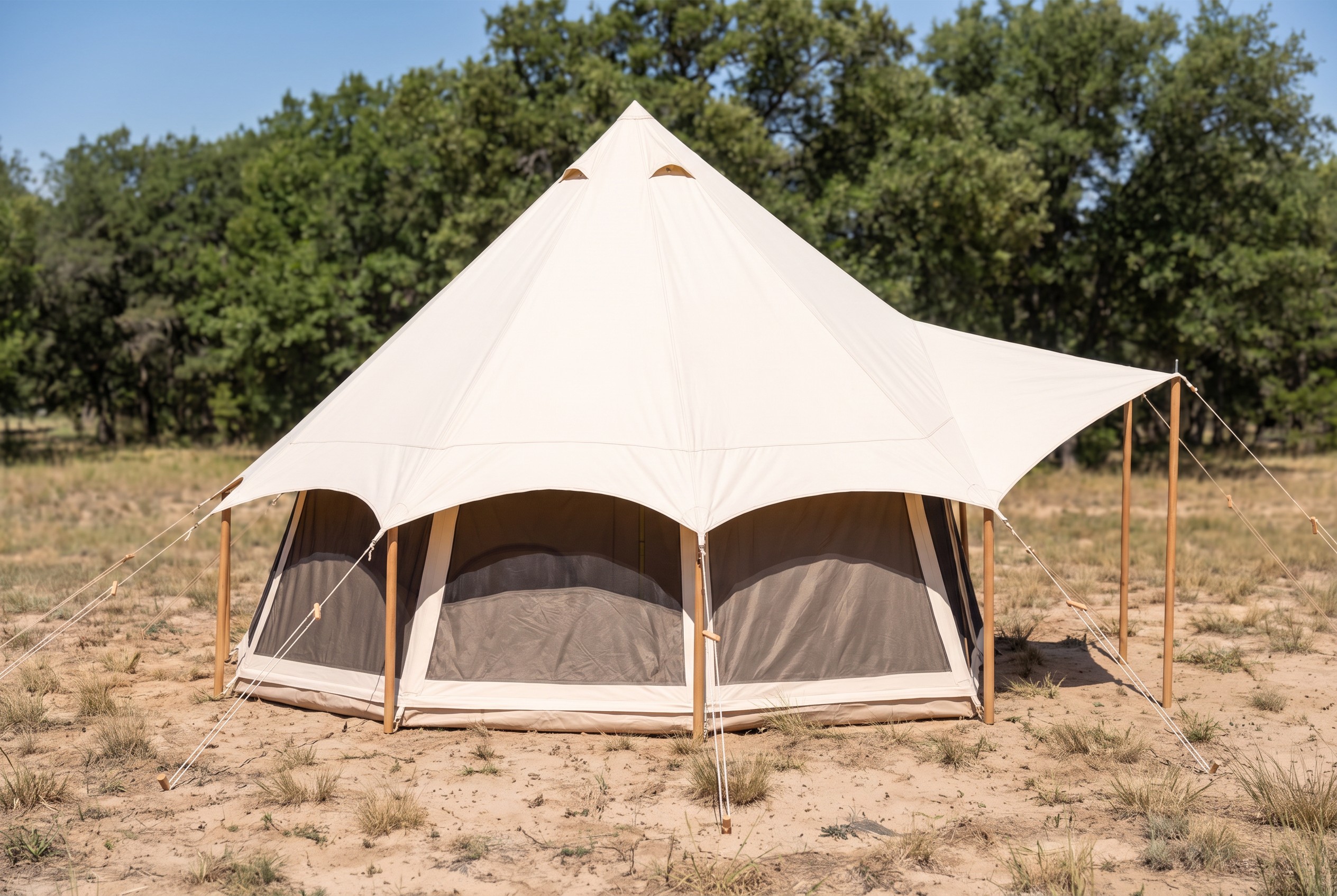 Best Tent for Camping with Dogs – Star Bell Tent (3D Studio Edition) preview 4
