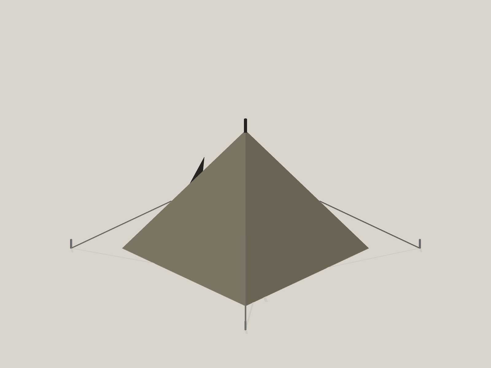 Canvas Pyramid Tents for Sale in USA (3D Studio Edition) preview 11