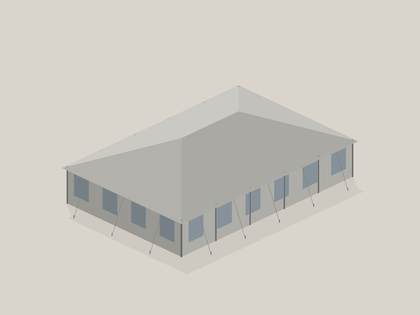 Heavy Duty Commercial Tents for Sale – Wedding, Party Tent (3D Studio Edition) preview 11