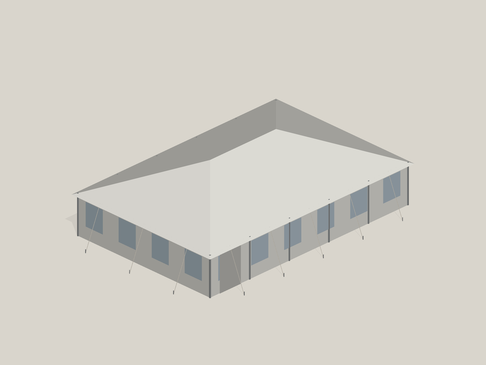 Heavy Duty Commercial Tents for Sale – Wedding, Party Tent (3D Studio Edition) preview 12