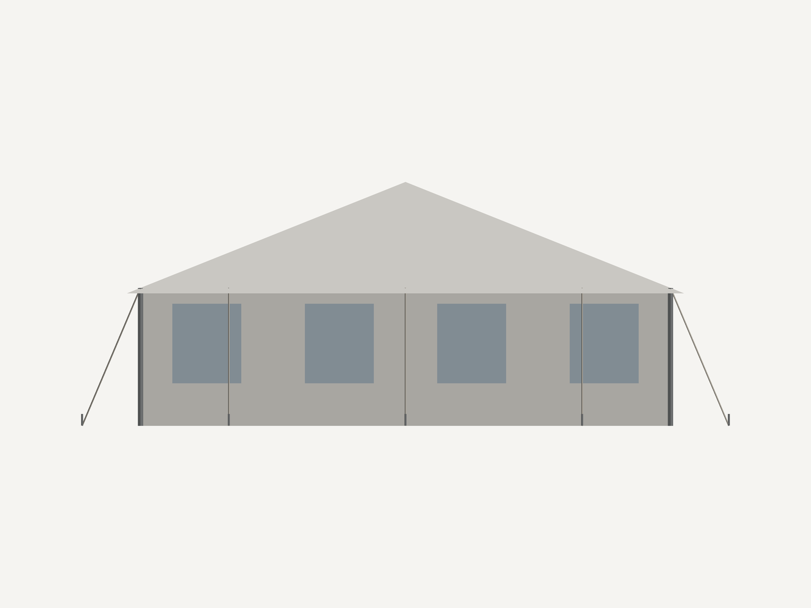 Heavy Duty Commercial Tents for Sale – Wedding, Party Tent (3D Studio Edition) preview 13