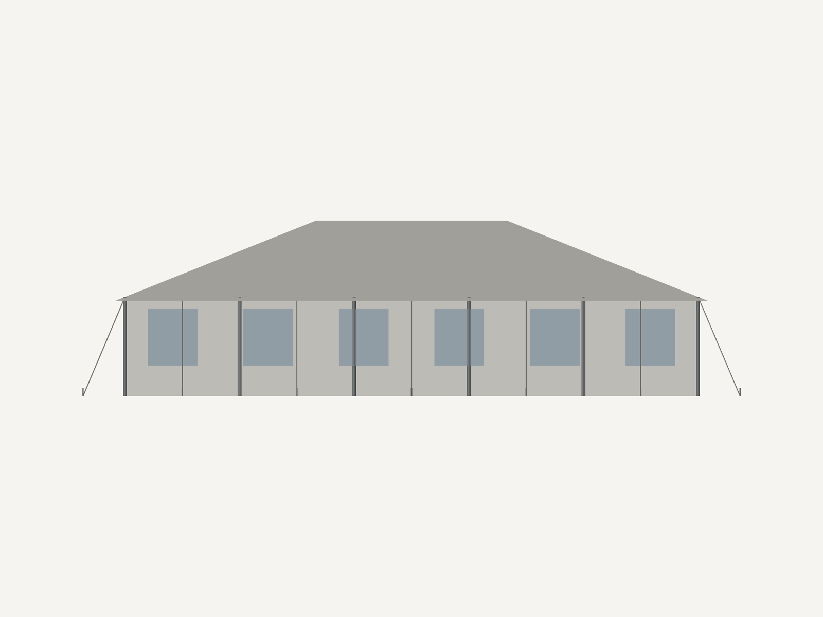 Heavy Duty Commercial Tents for Sale – Wedding, Party Tent (3D Studio Edition) preview 9