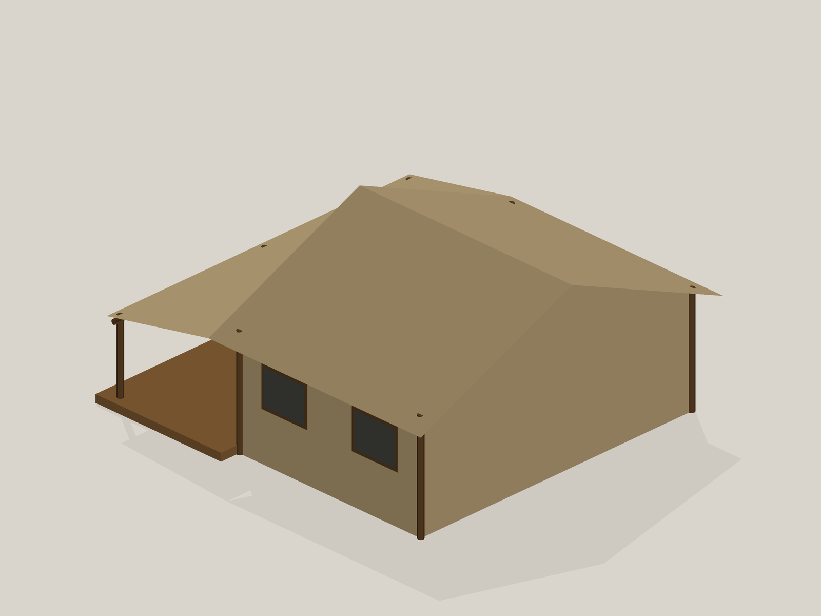 Safari Glamping Tents for Sale (3D Studio Edition) preview 11