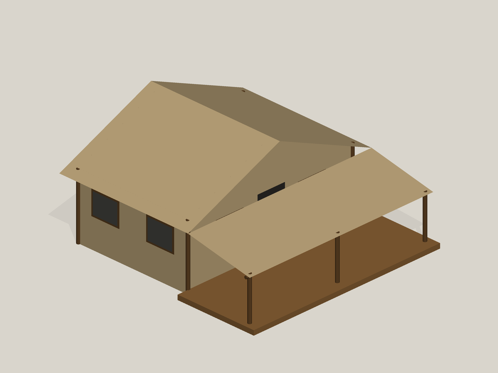 Safari Glamping Tents for Sale (3D Studio Edition) preview 12