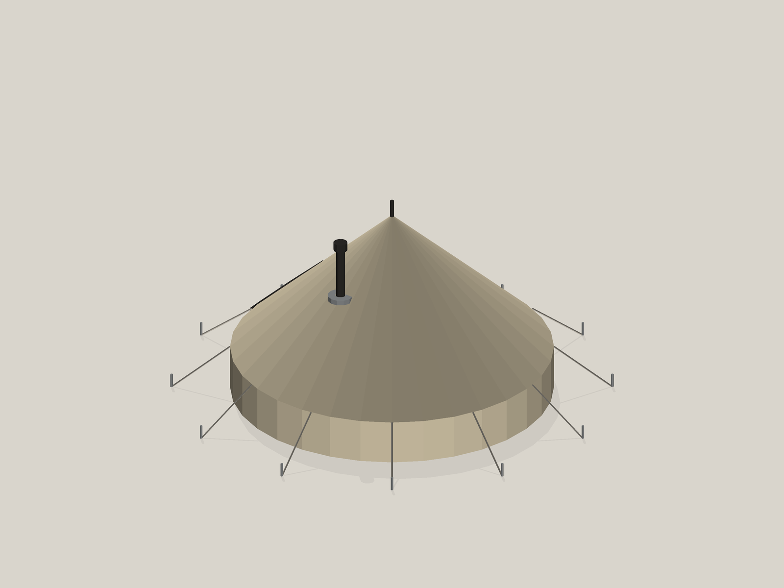 5m canvas Bell Tent for Sale preview 11