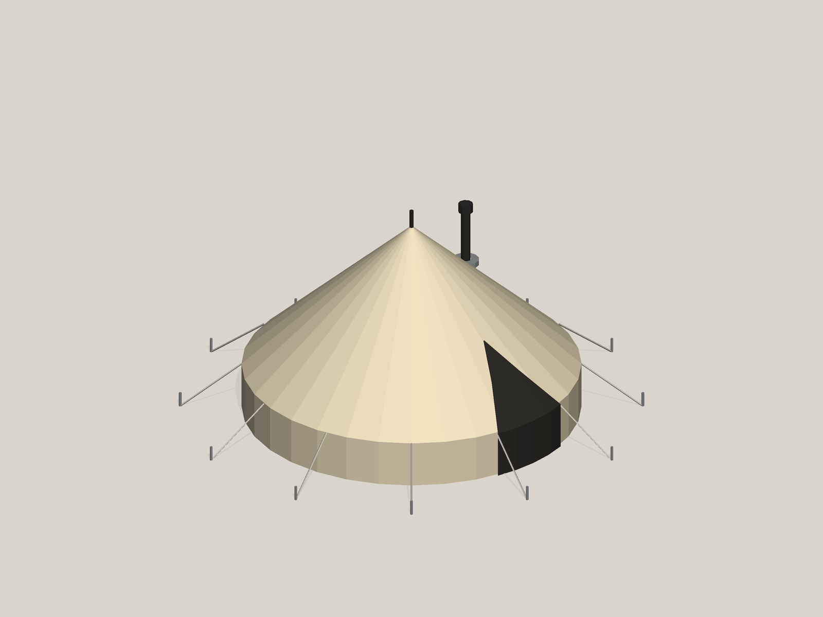 5m canvas Bell Tent for Sale preview 12