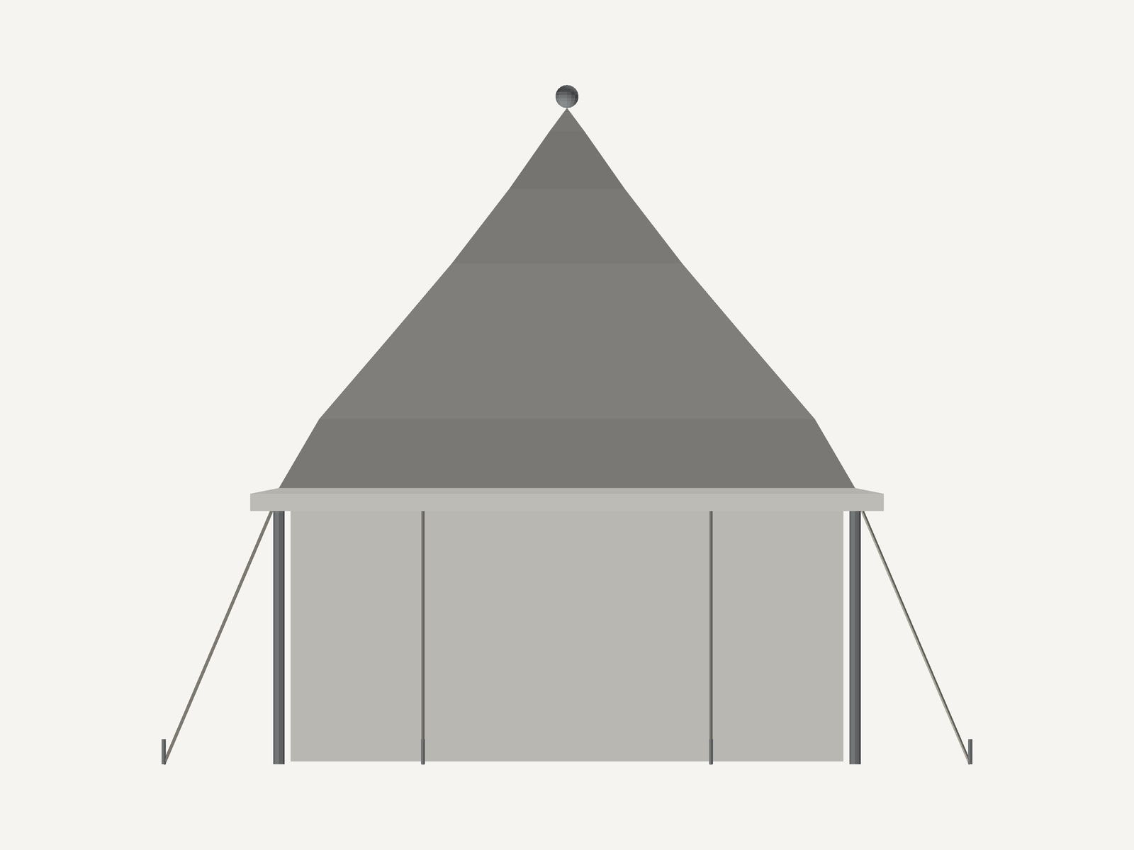 Canvas Pagoda Tents for Sale in USA preview 9