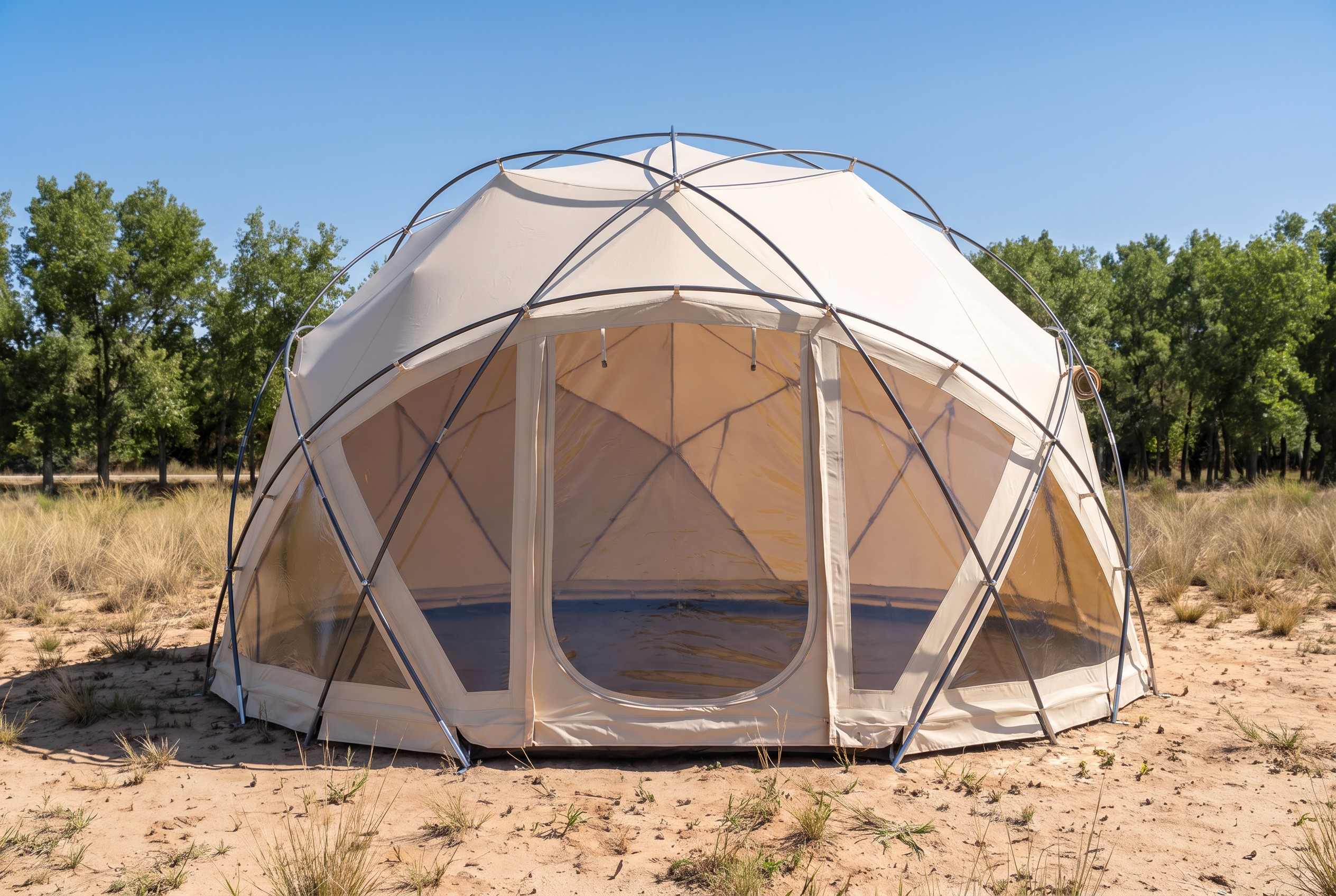Permanent Glamping Tents for Sale – Geodesic Dome Tent preview 2