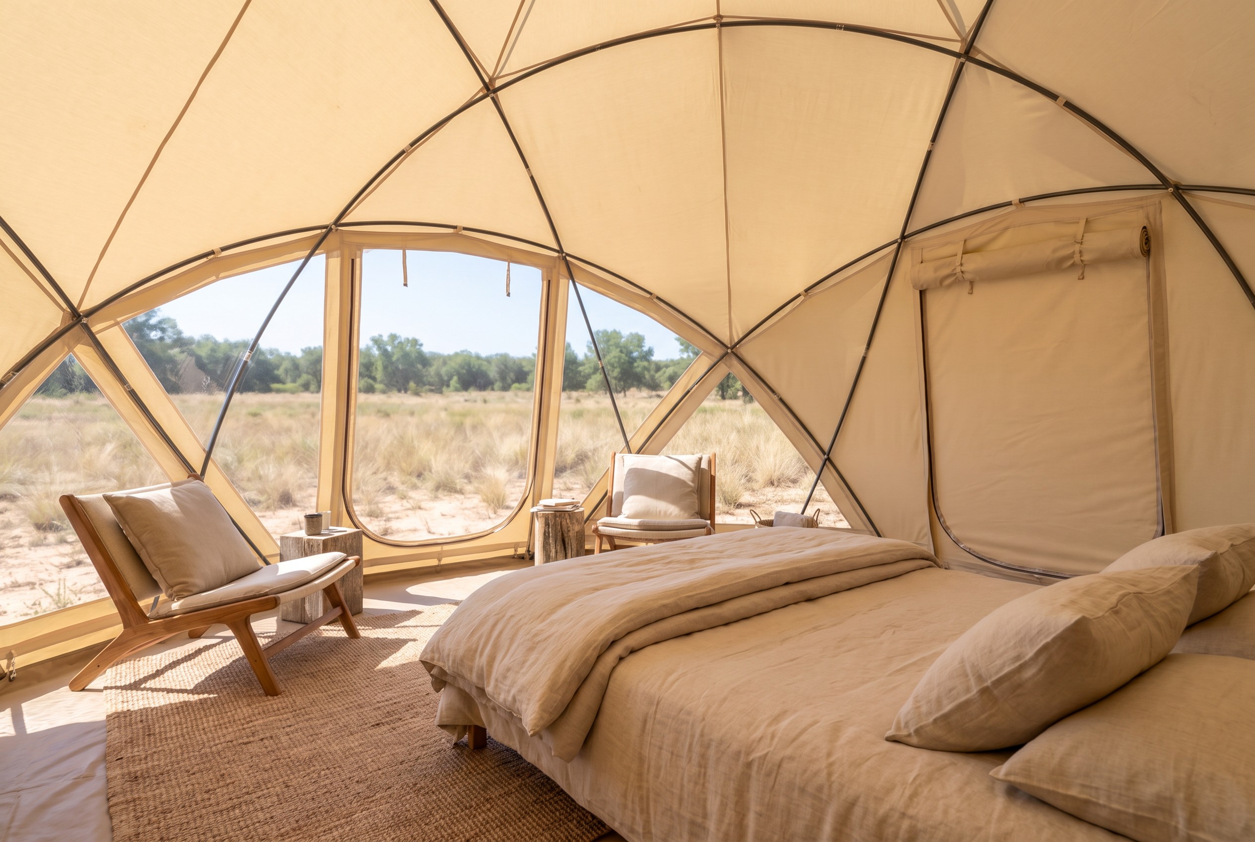 Permanent Glamping Tents for Sale – Geodesic Dome Tent preview 5
