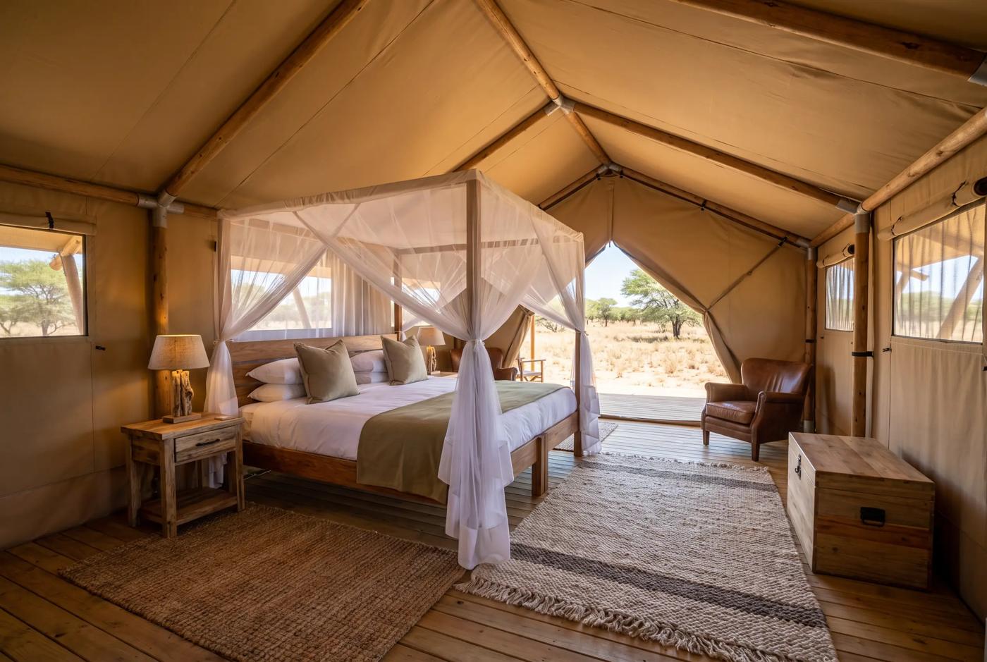 Safari lodge interior