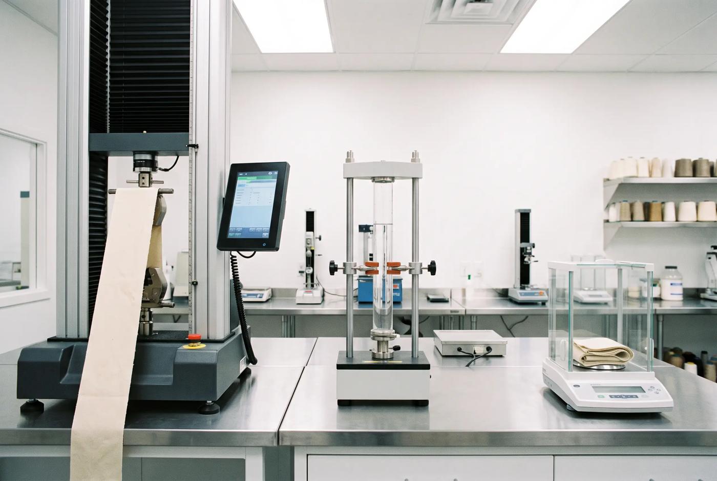Textile testing laboratory