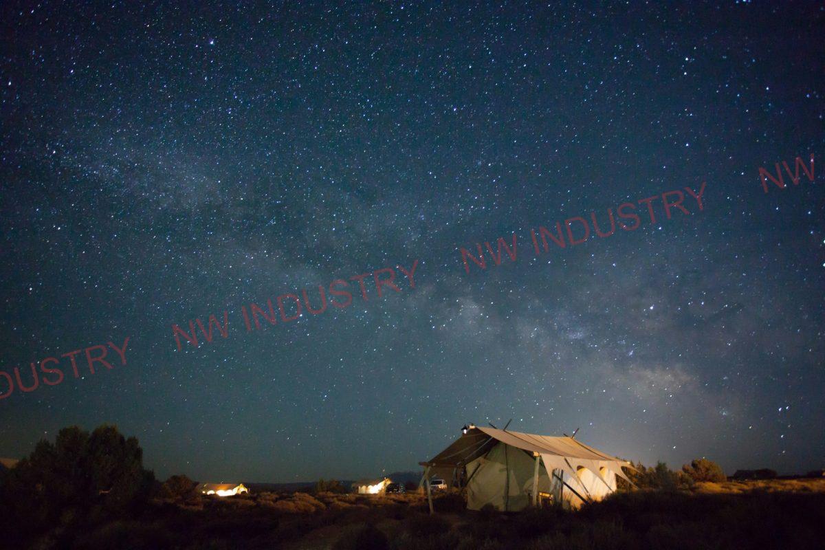 Top Safari Glamping Tents for Sale in USA: Night View